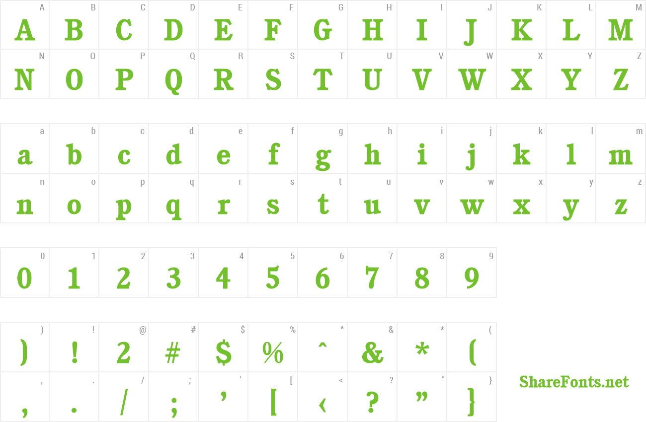 Font DanielBecker preview