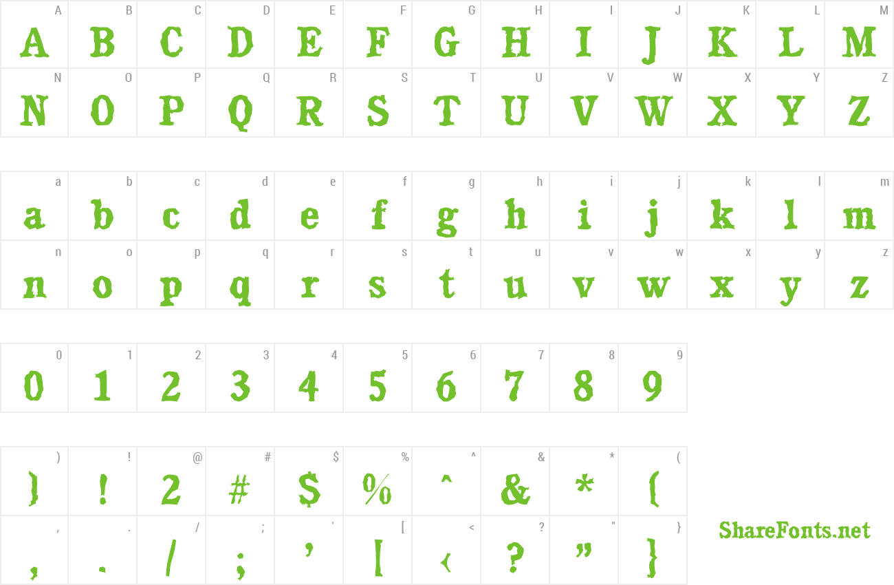Font DanielBeckerRandom preview