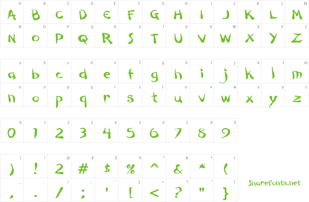 Font Dark Half BTN Ext preview