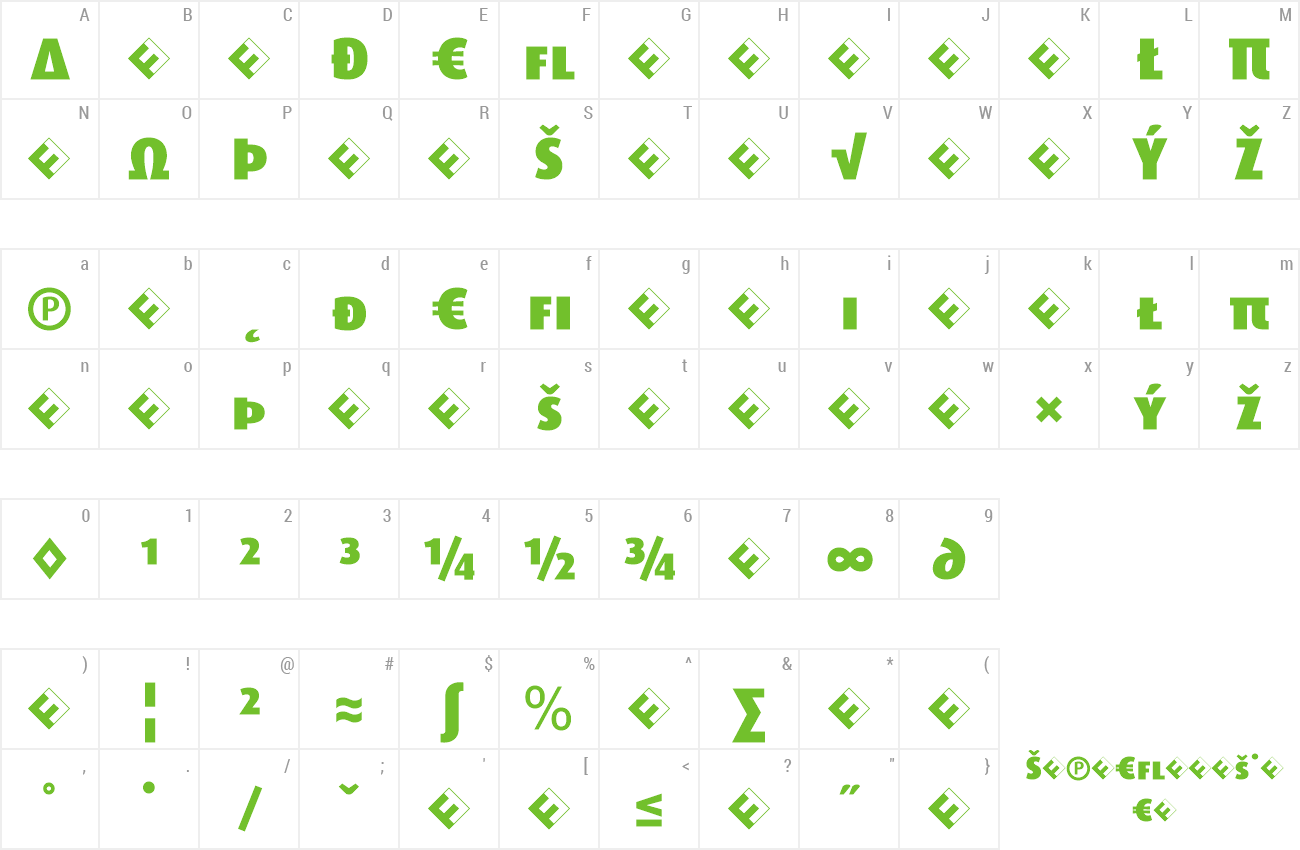 Font Dax-BlackCapsExp preview