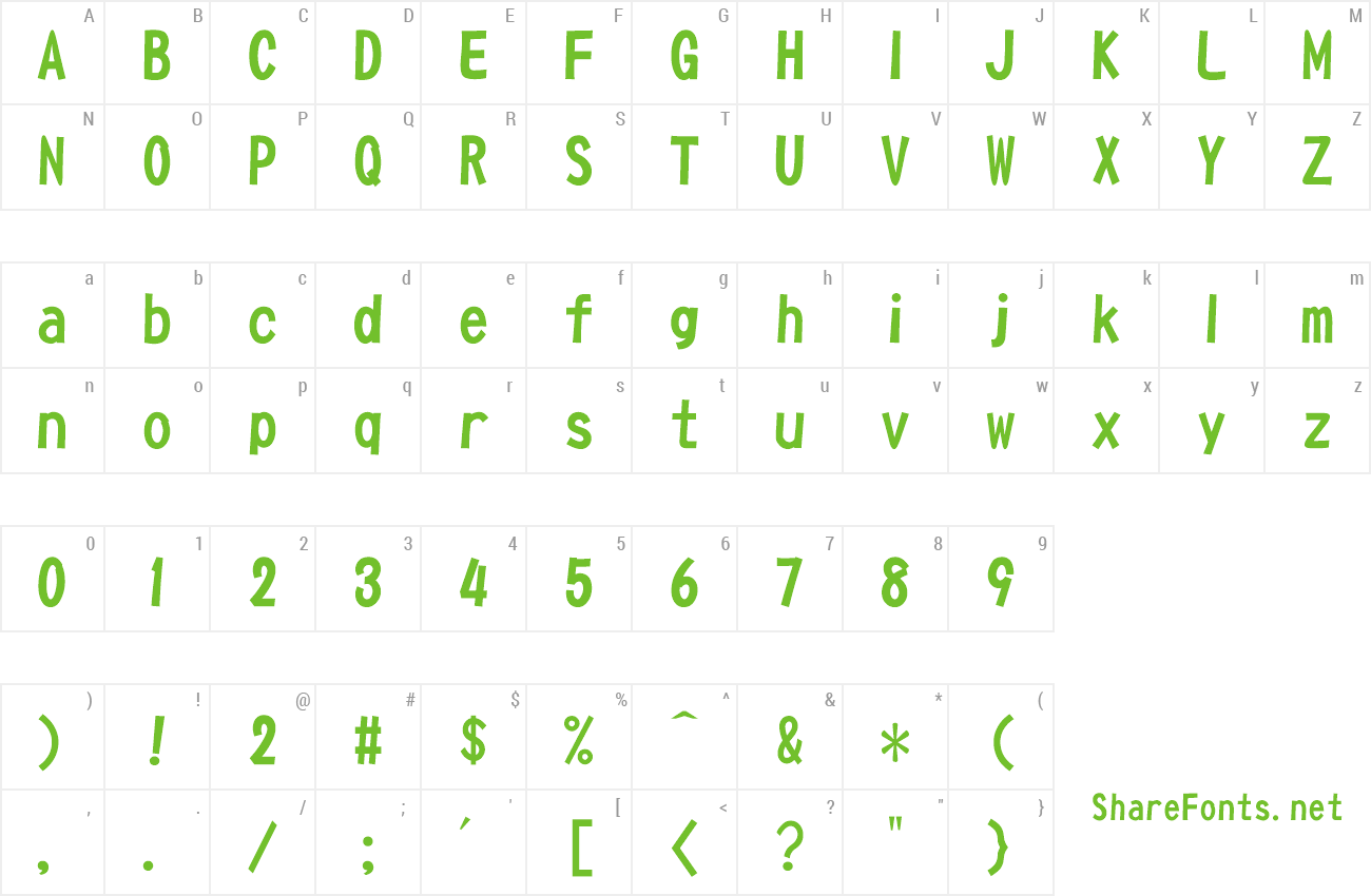 Font DFPOP1W7U-B5 preview