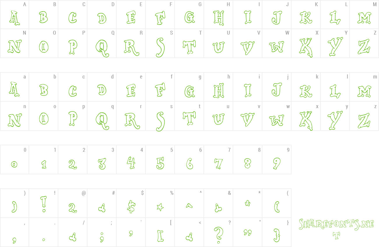 Font Dickwhipped preview