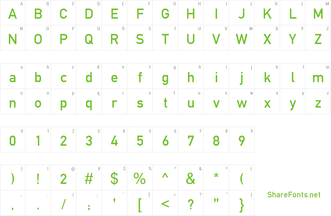 Font DIN1451EF preview