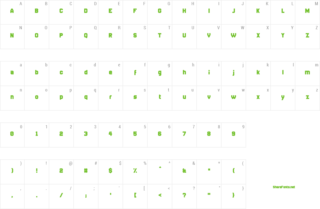 Font Disparador preview