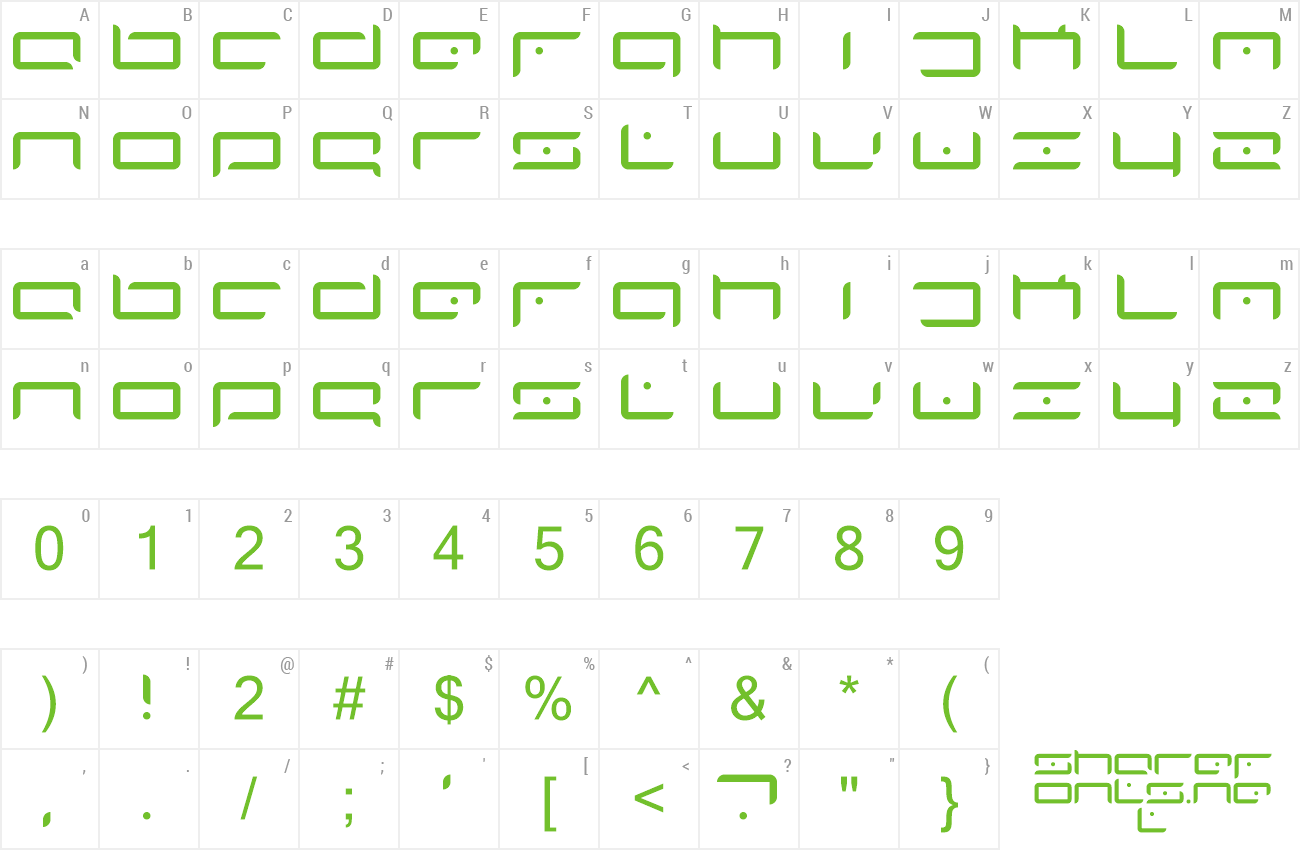 Font Displight preview