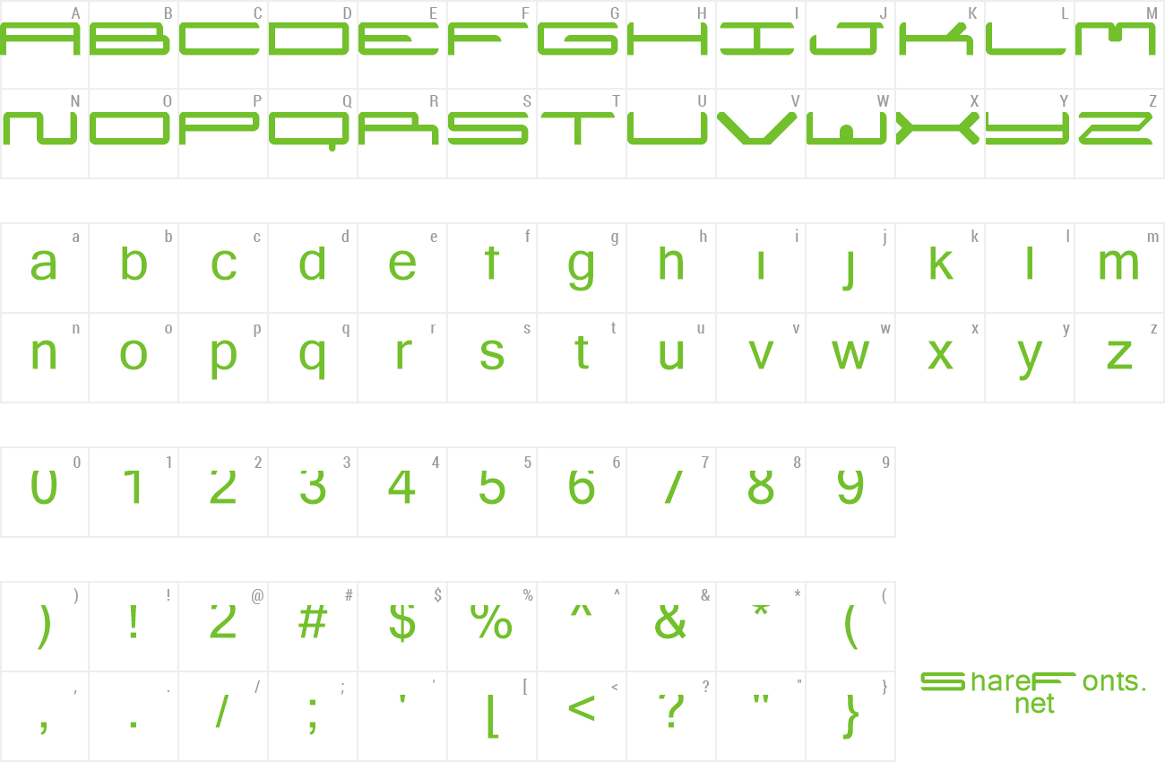 Font elysian latte preview