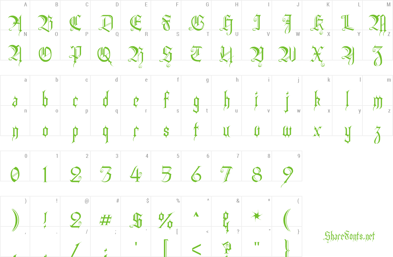 Font Heidorn Hill preview