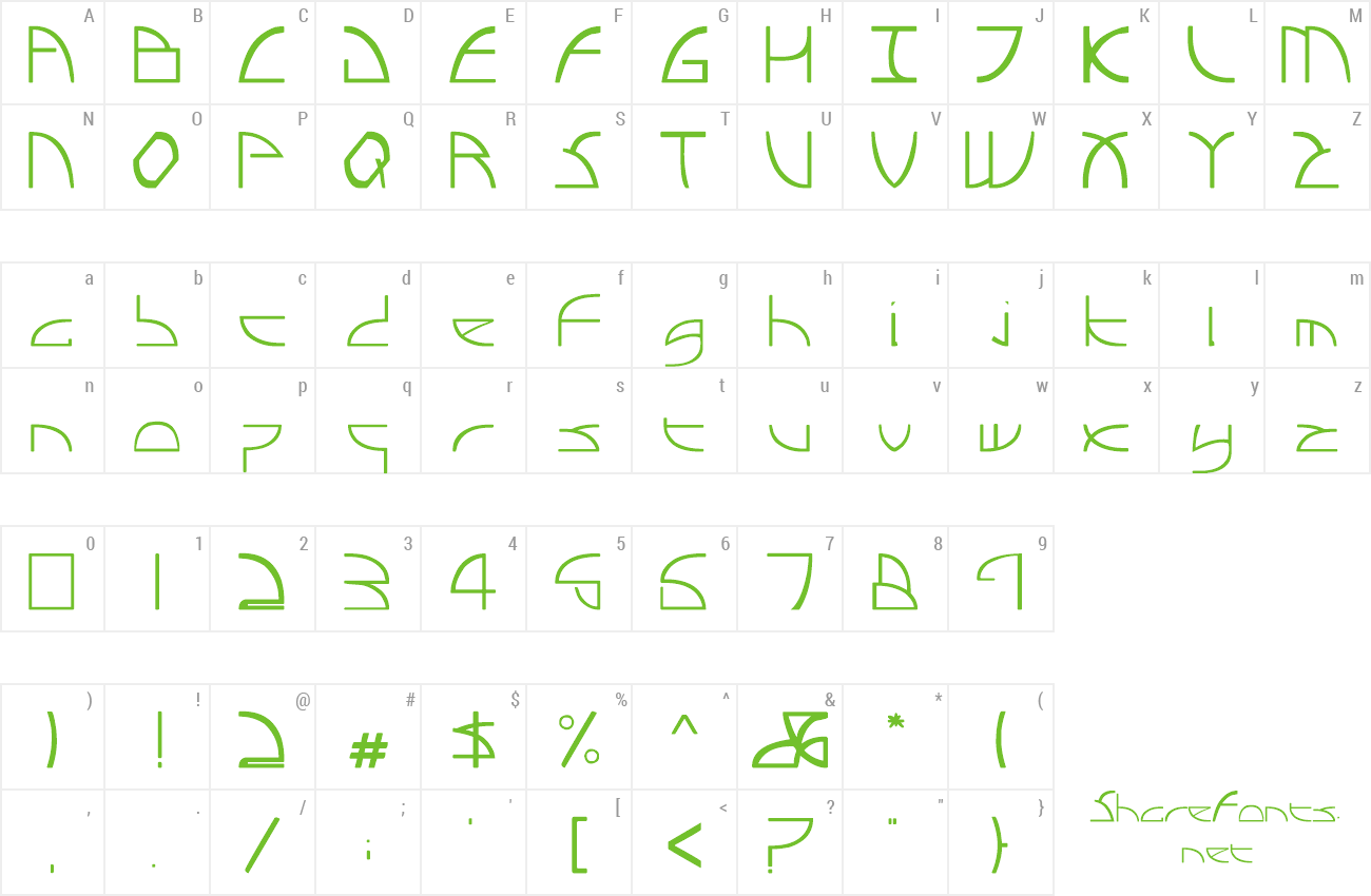 Font III preview