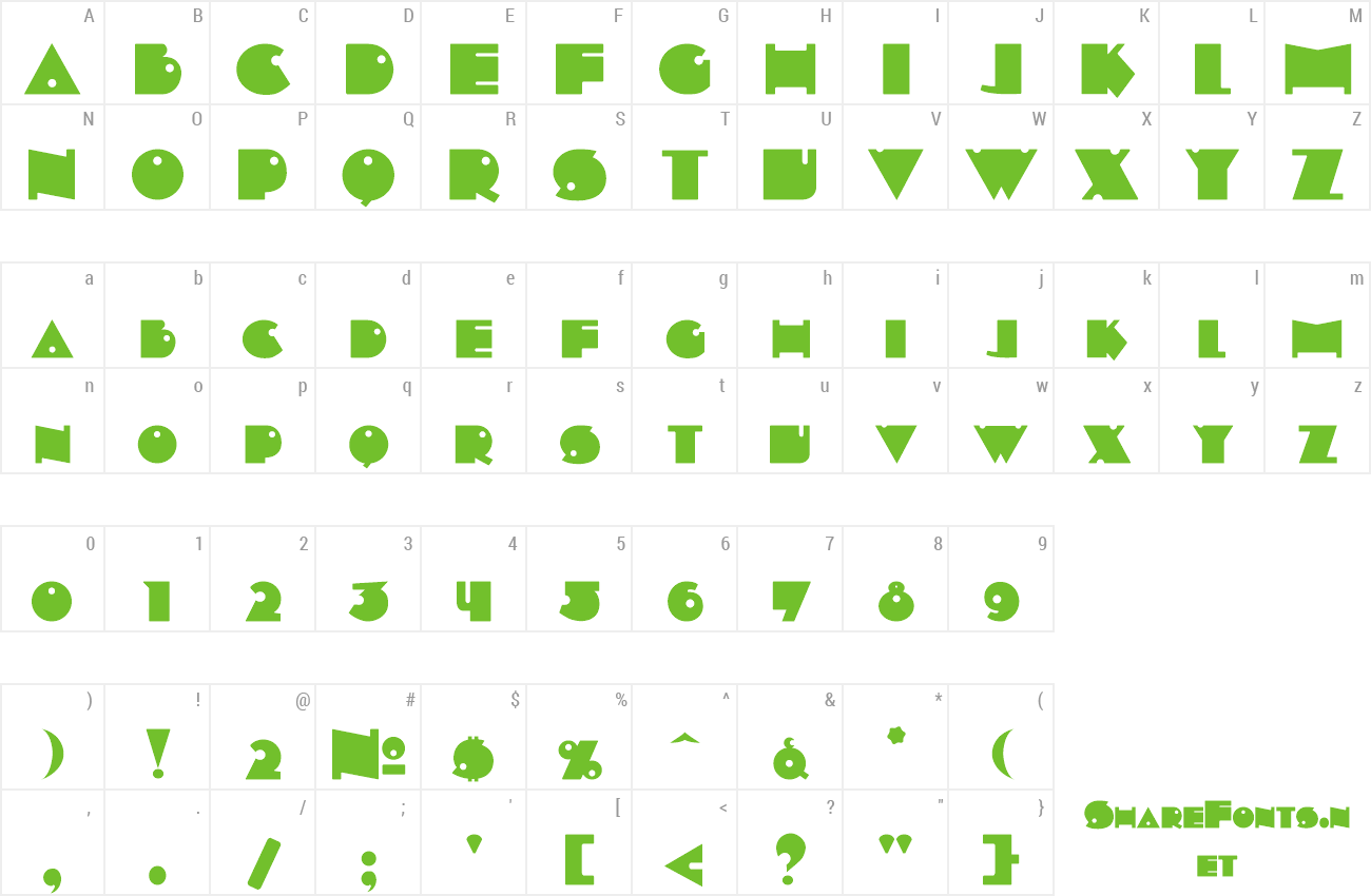 Font Independent preview