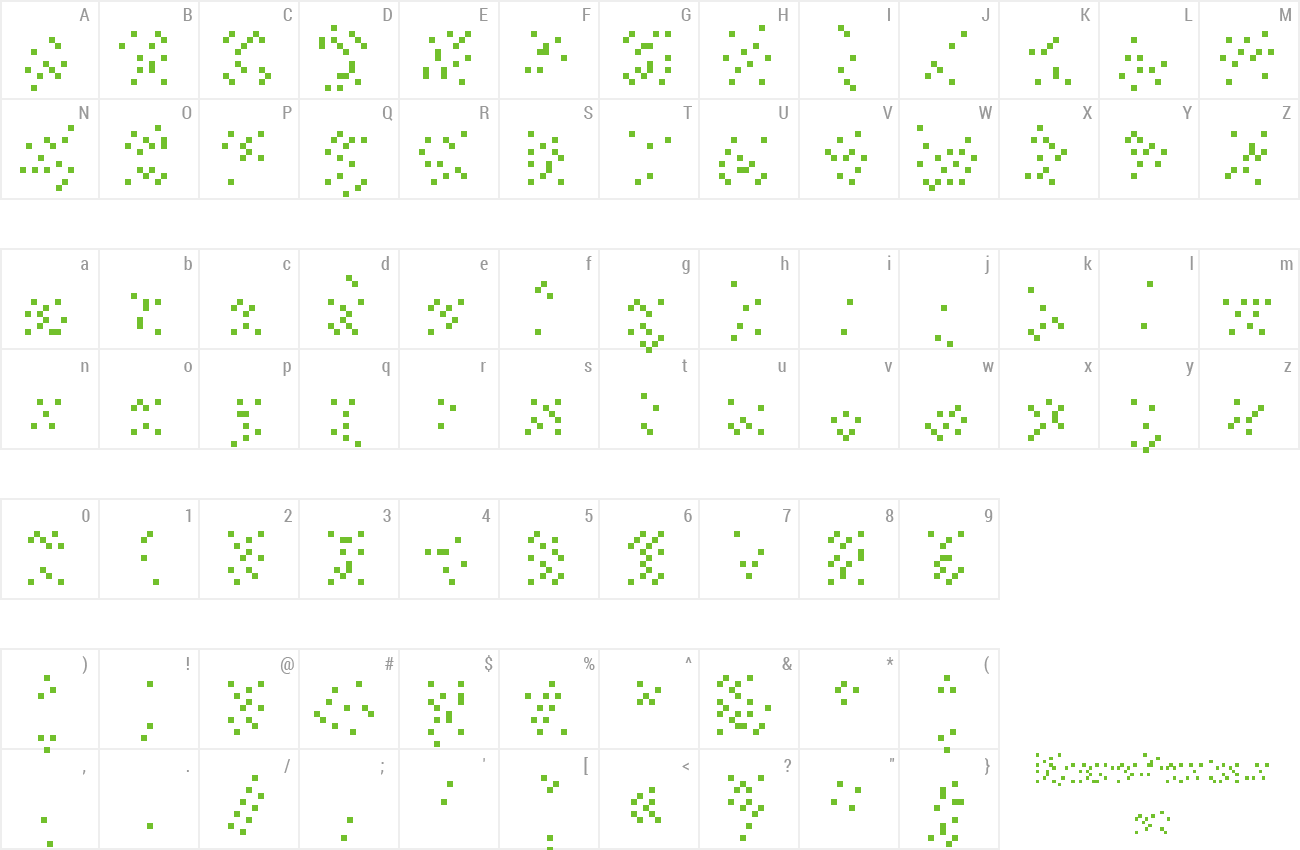 Font IsWasted preview
