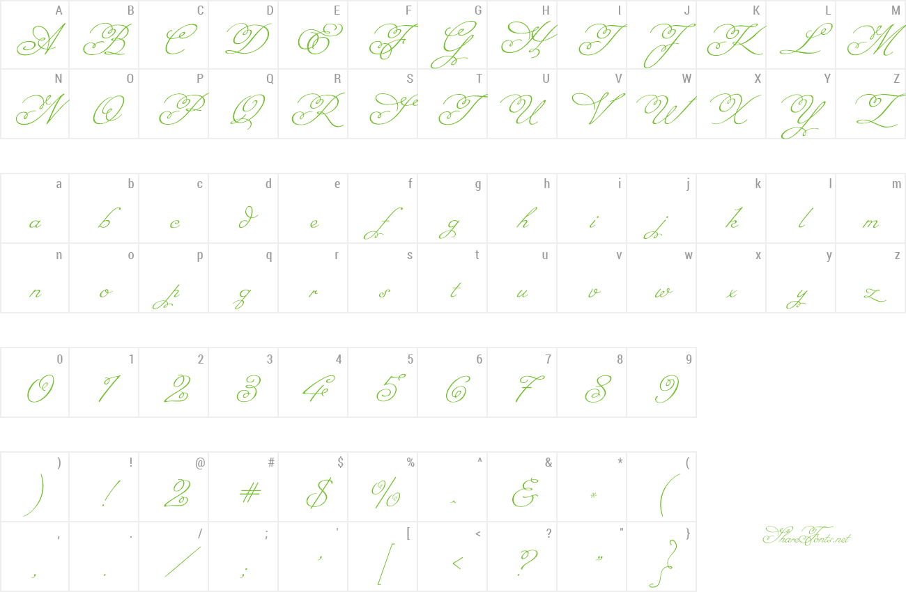 Font Miss Fajardose preview