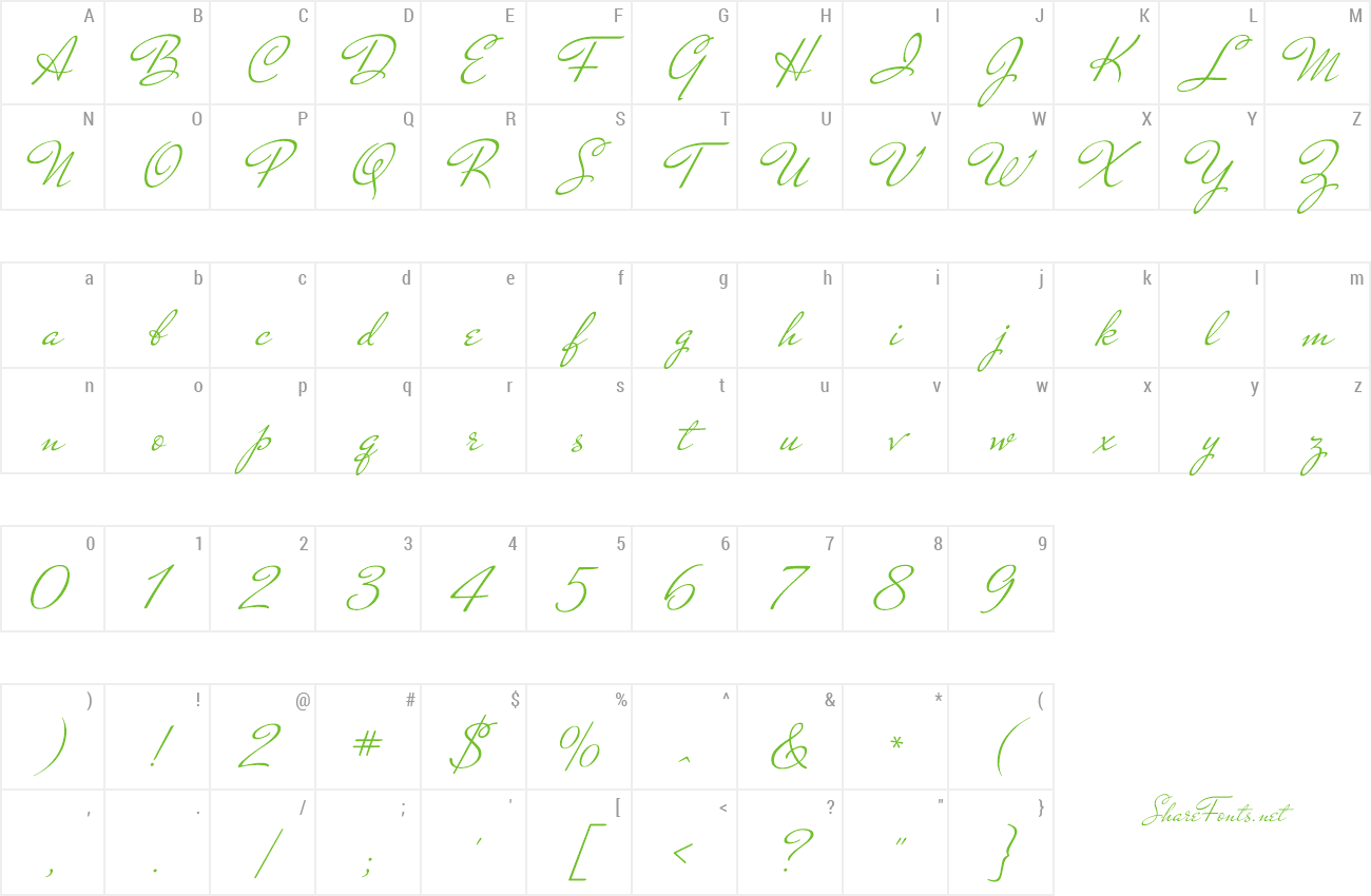 Font Mr De Haviland preview