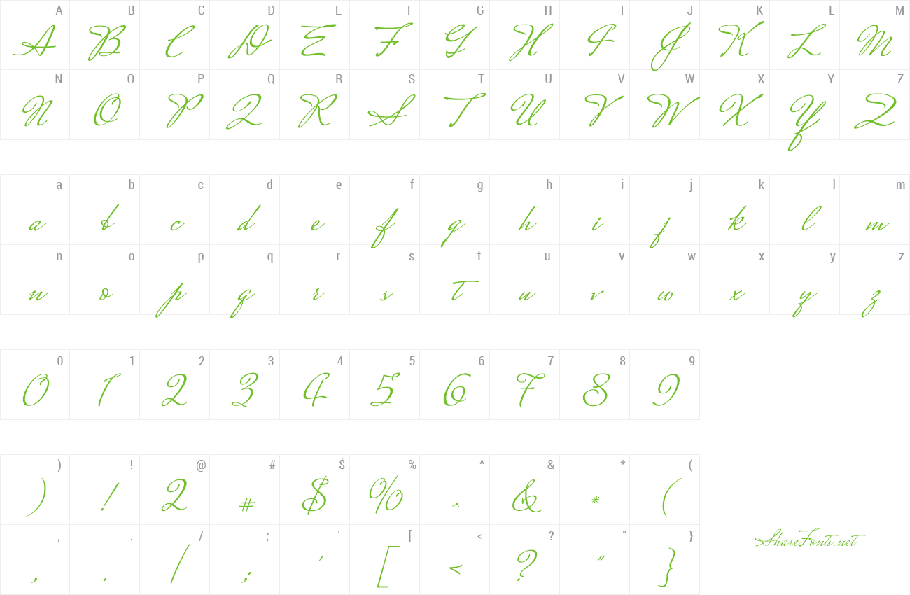 Font Mrs Saint Delafield preview