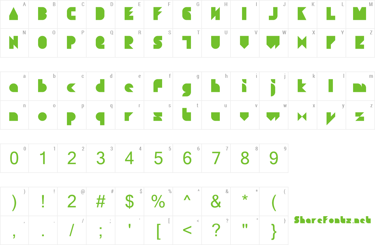 Font odds and ends preview