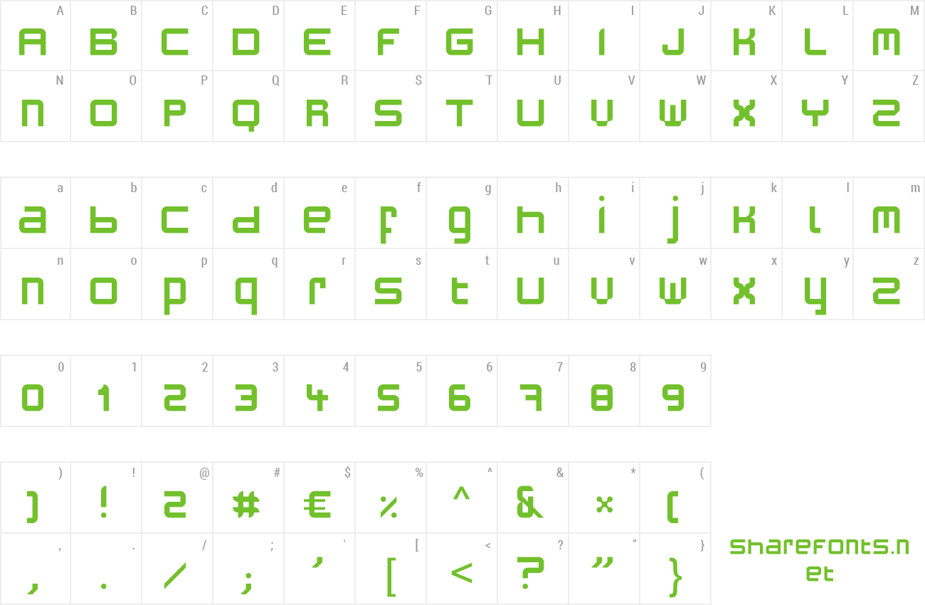 Font PPfont Display preview