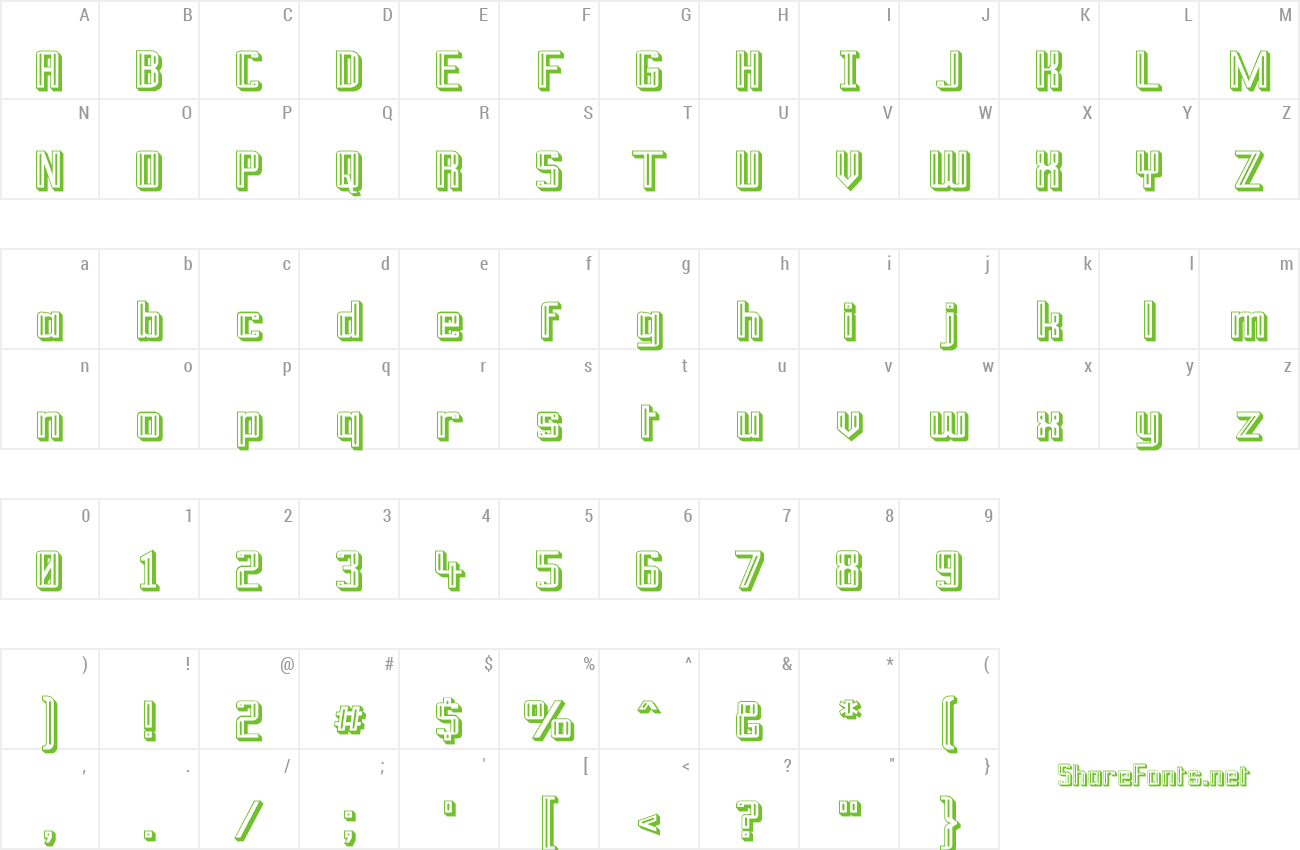 Font Prussian Brew preview