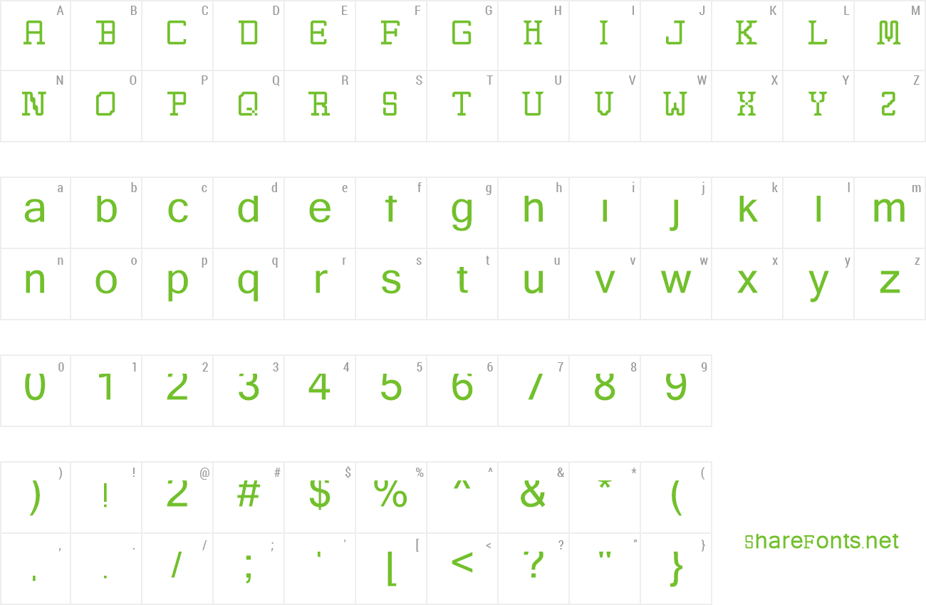 Font Rounded Troopers preview