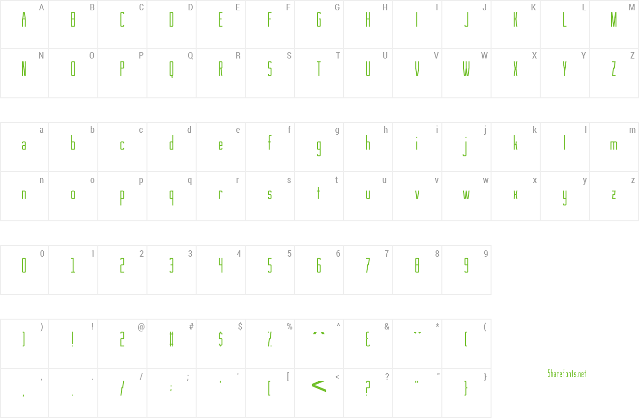 Font See You At The Movies preview