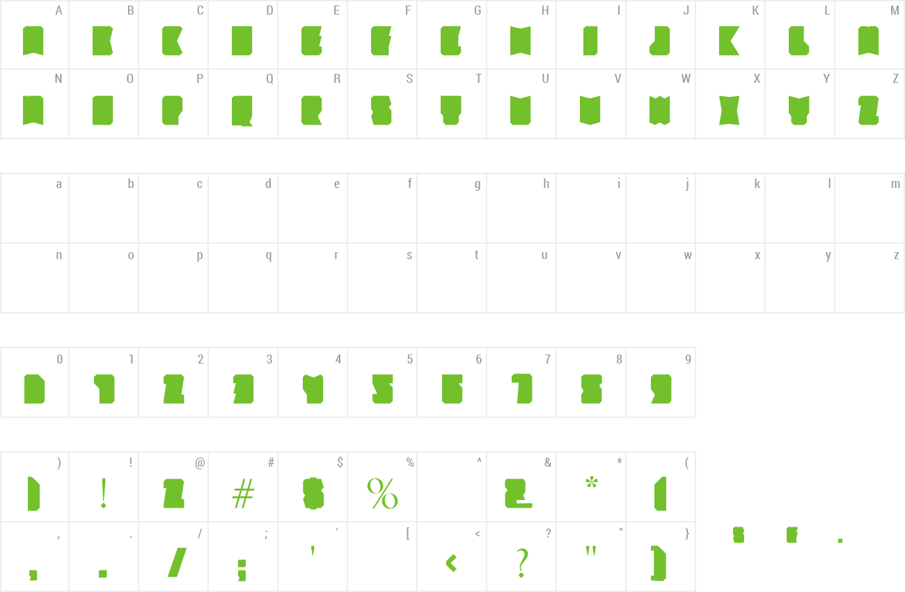 Font Sierrra preview