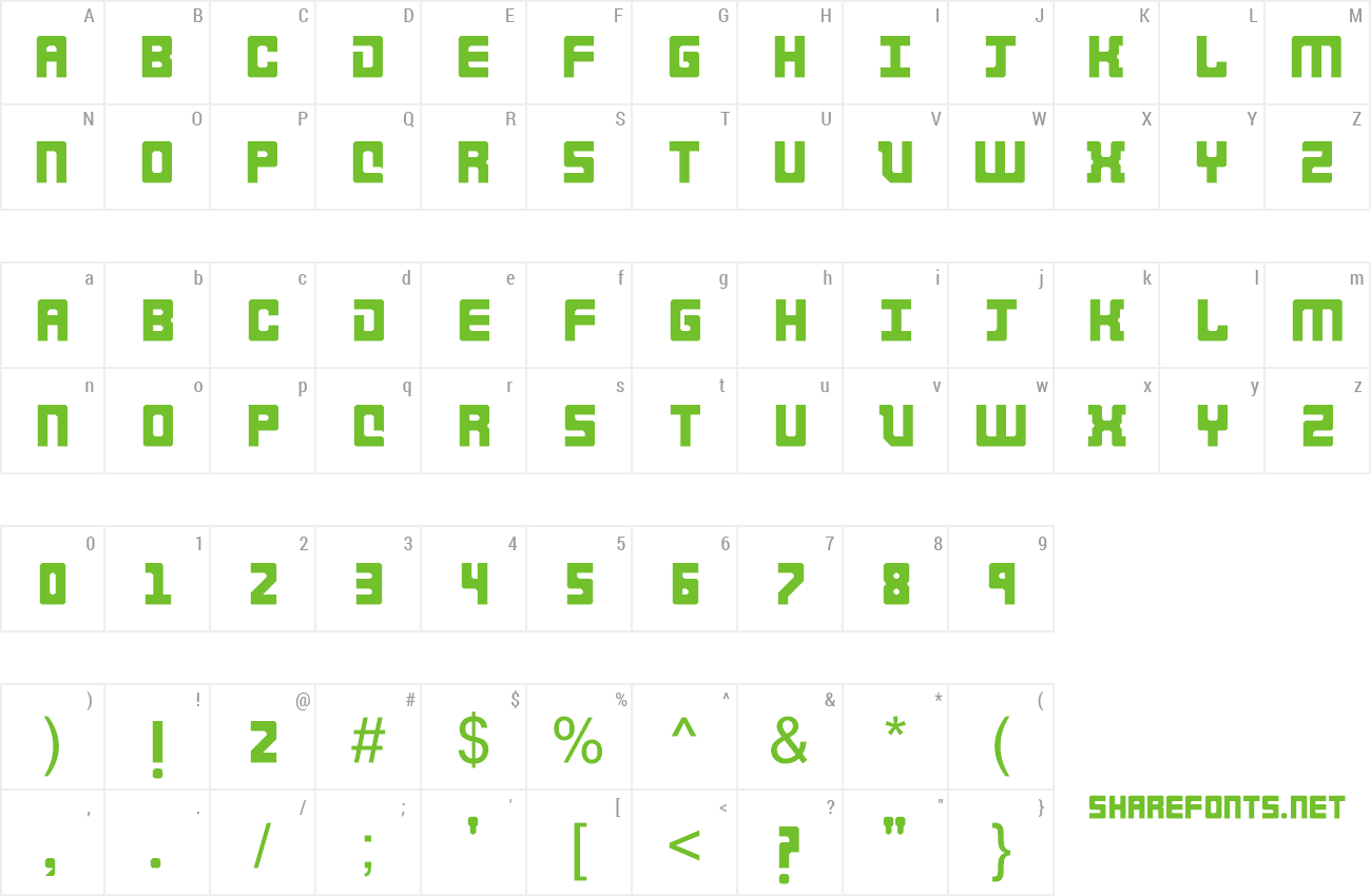 Font SlamDunk preview