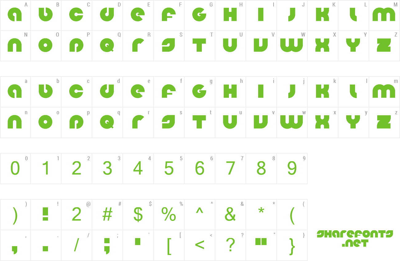 Font Spacerock Bold preview