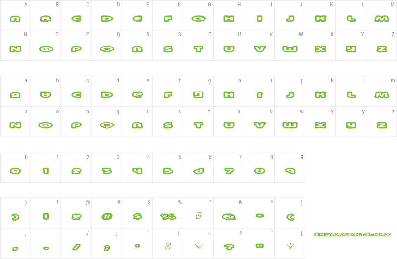 Font Swinky Dad preview