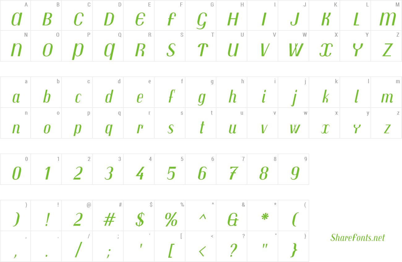 Font Trochut preview