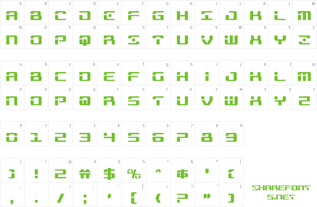 Font Troopers Condensed preview