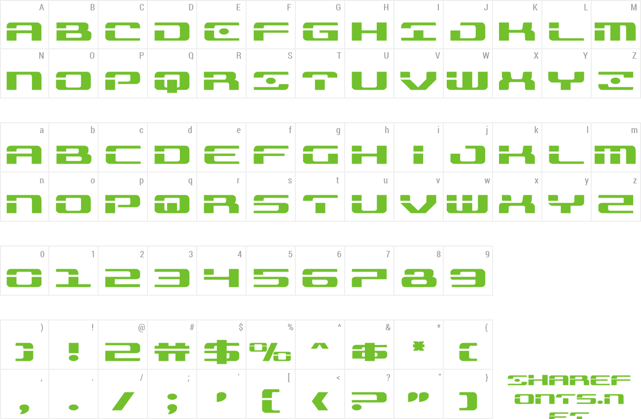 Font Troopers Expanded preview