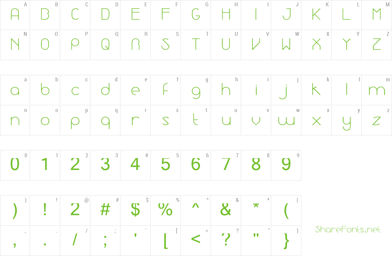 Font ultravioleta preview