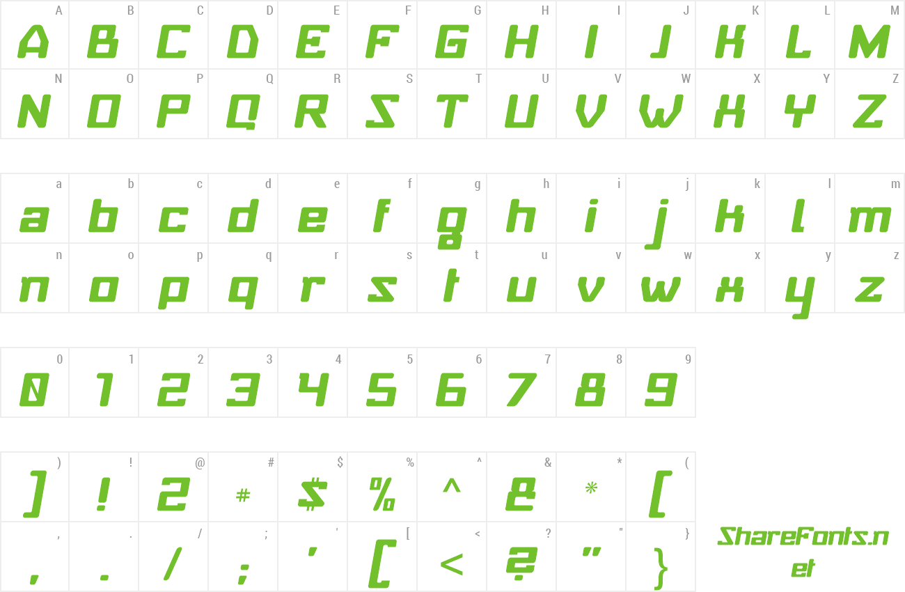 Font Baby Universe preview