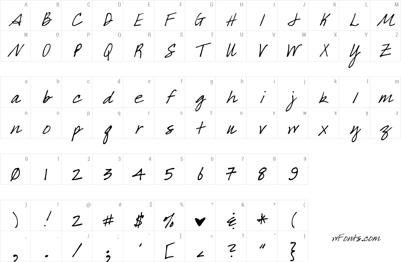 Download Free Font Djb What A Babe