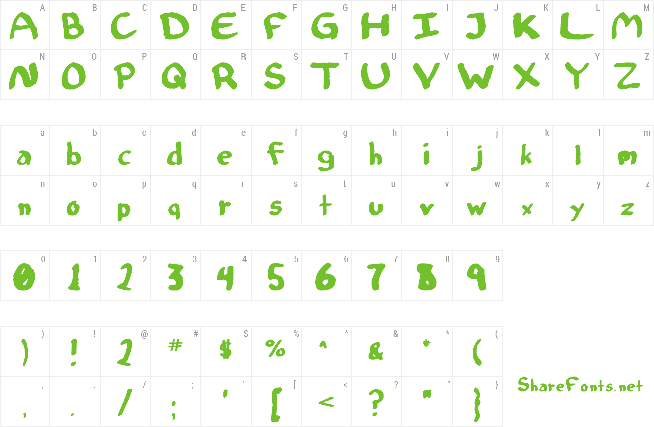 Font Marker Type preview