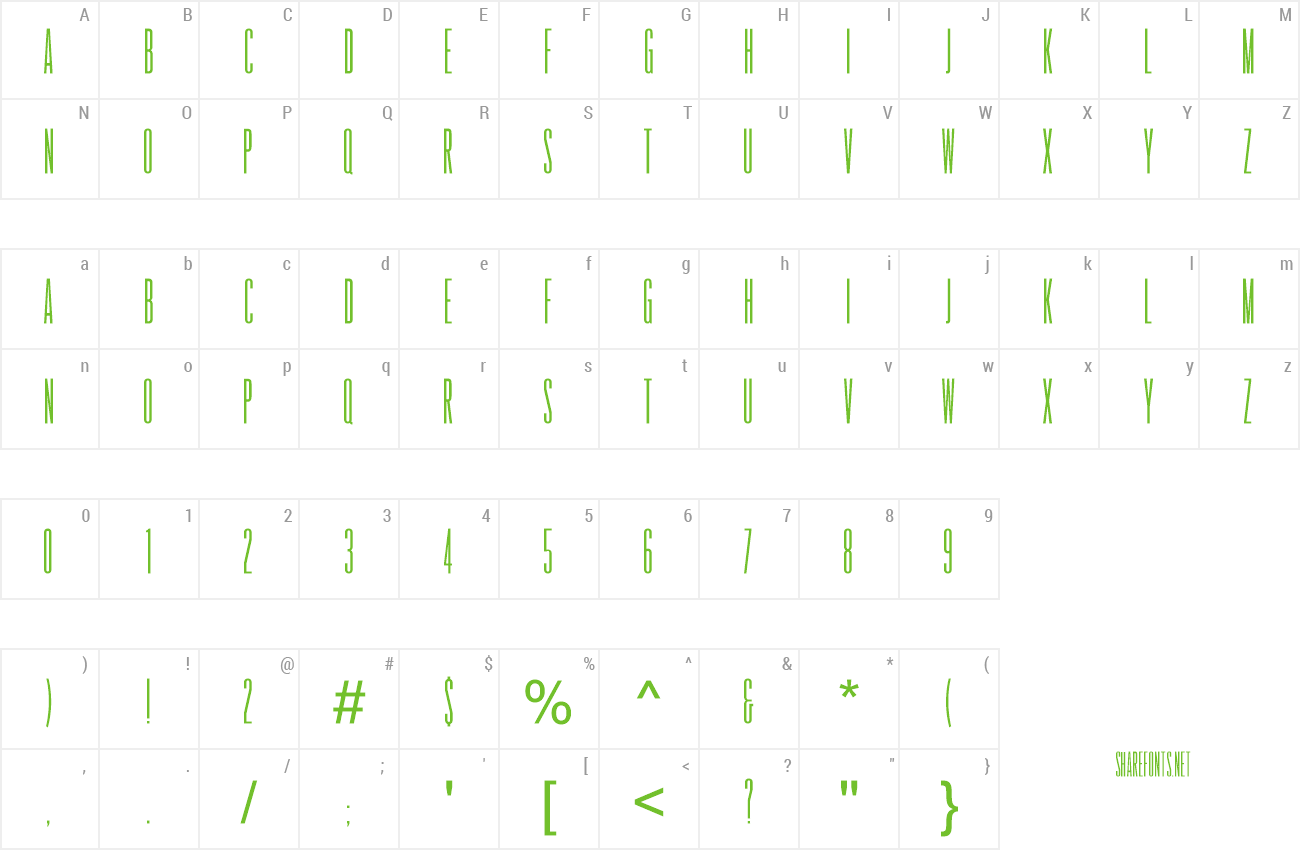 Font Promenade de la Croisette preview