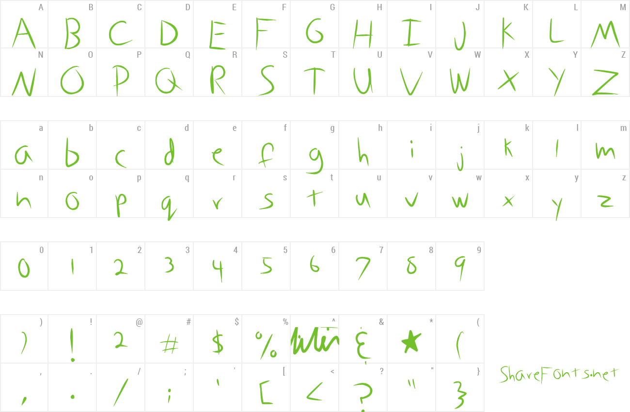 Font Antitime preview