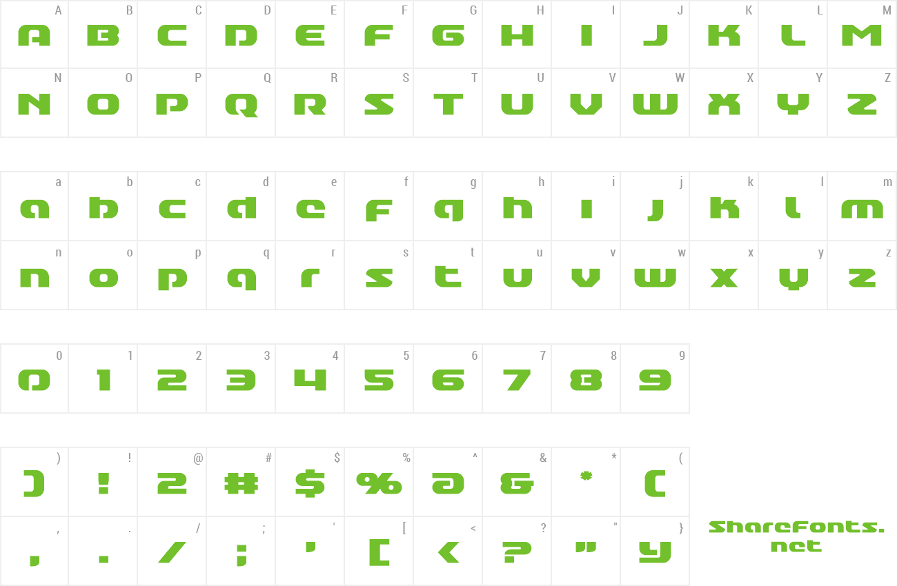 Font Annapolis Lower Case preview