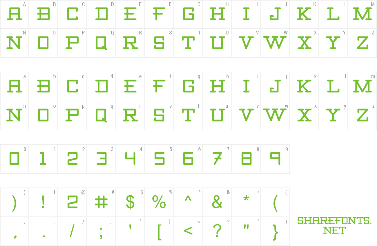 Font Canaveral preview