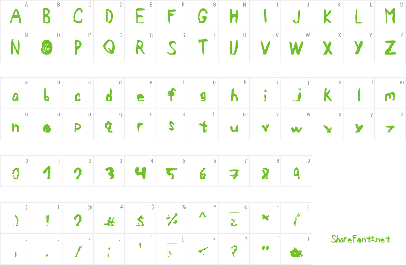 Font ELFAWaaayCrazierLife preview