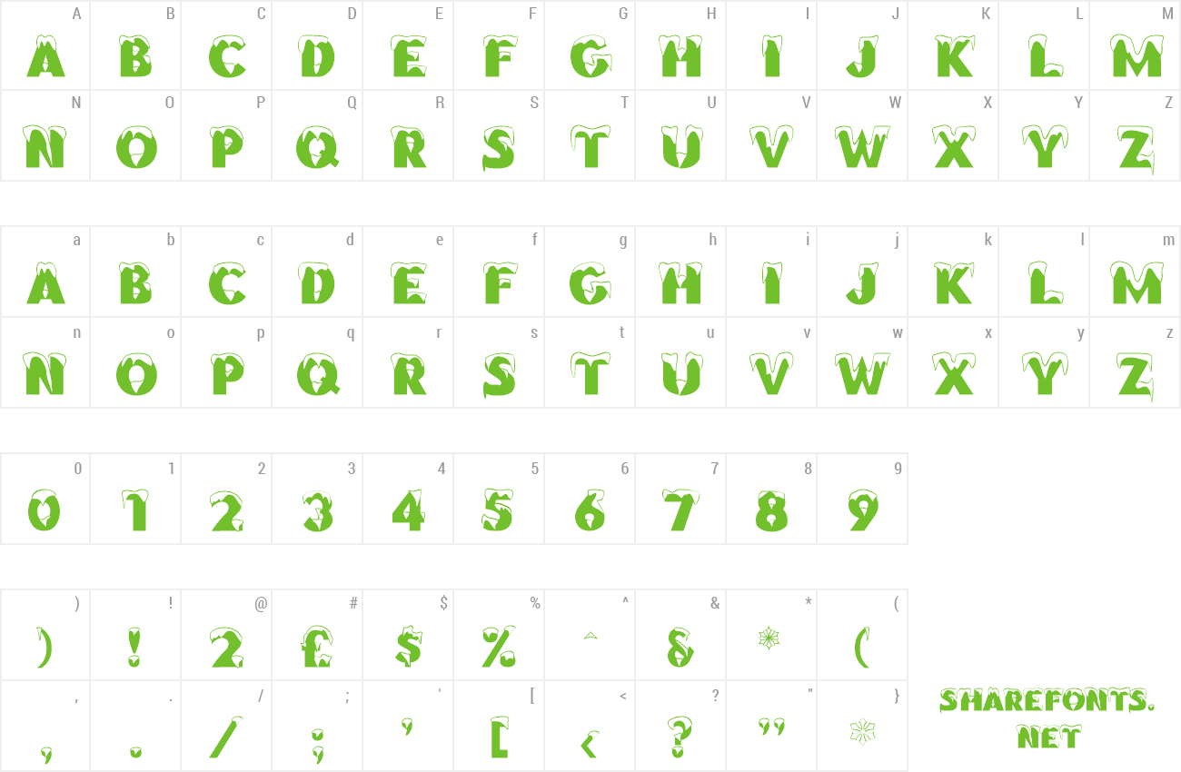 Font Himalaya preview