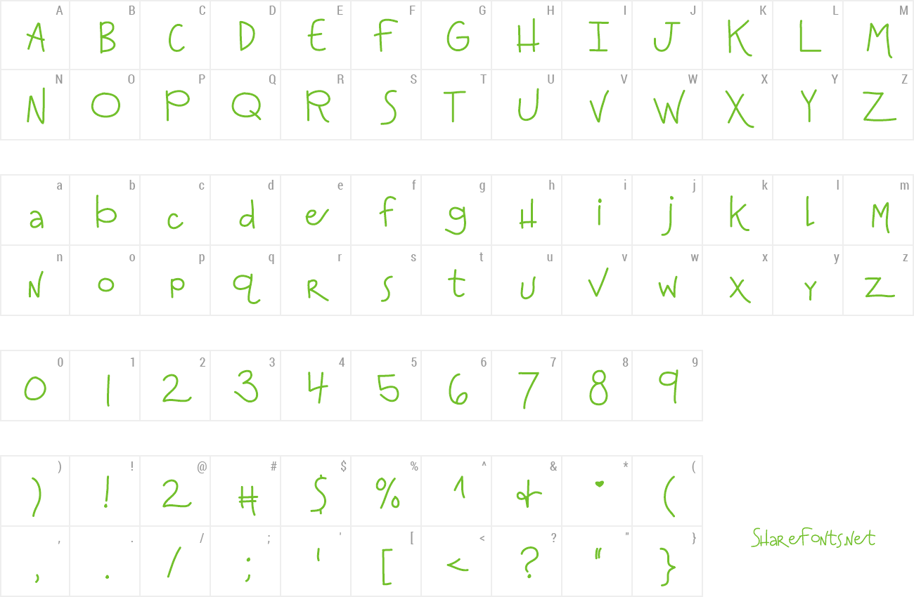 Font KB And It Slips My Mind preview