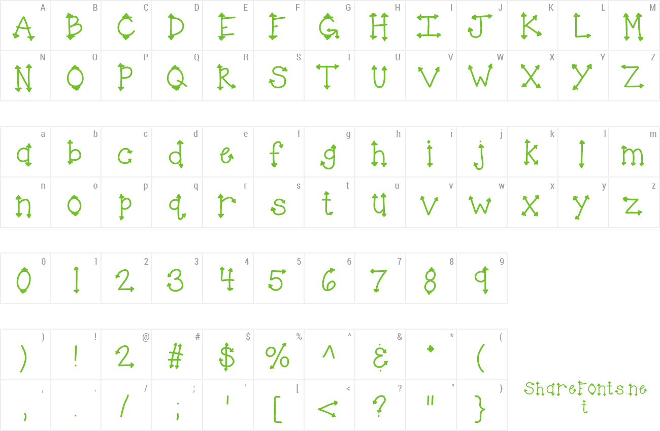 Font KB Her Highness preview