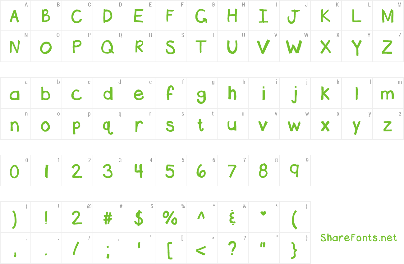 Font KB Hot Tamale preview