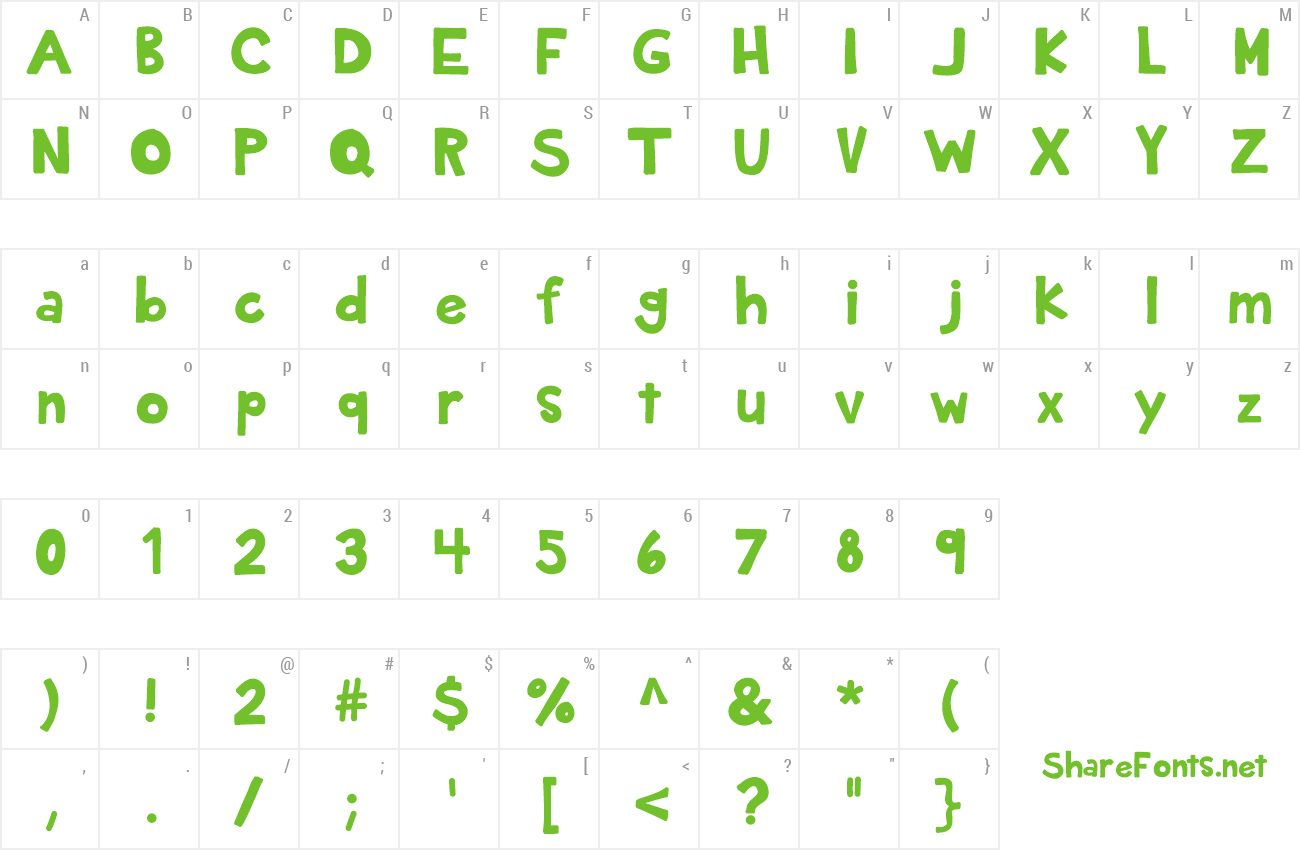 Font KB Planet Earth preview