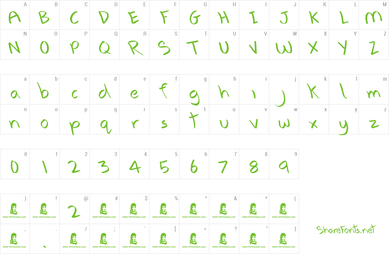 Font Lemonade preview