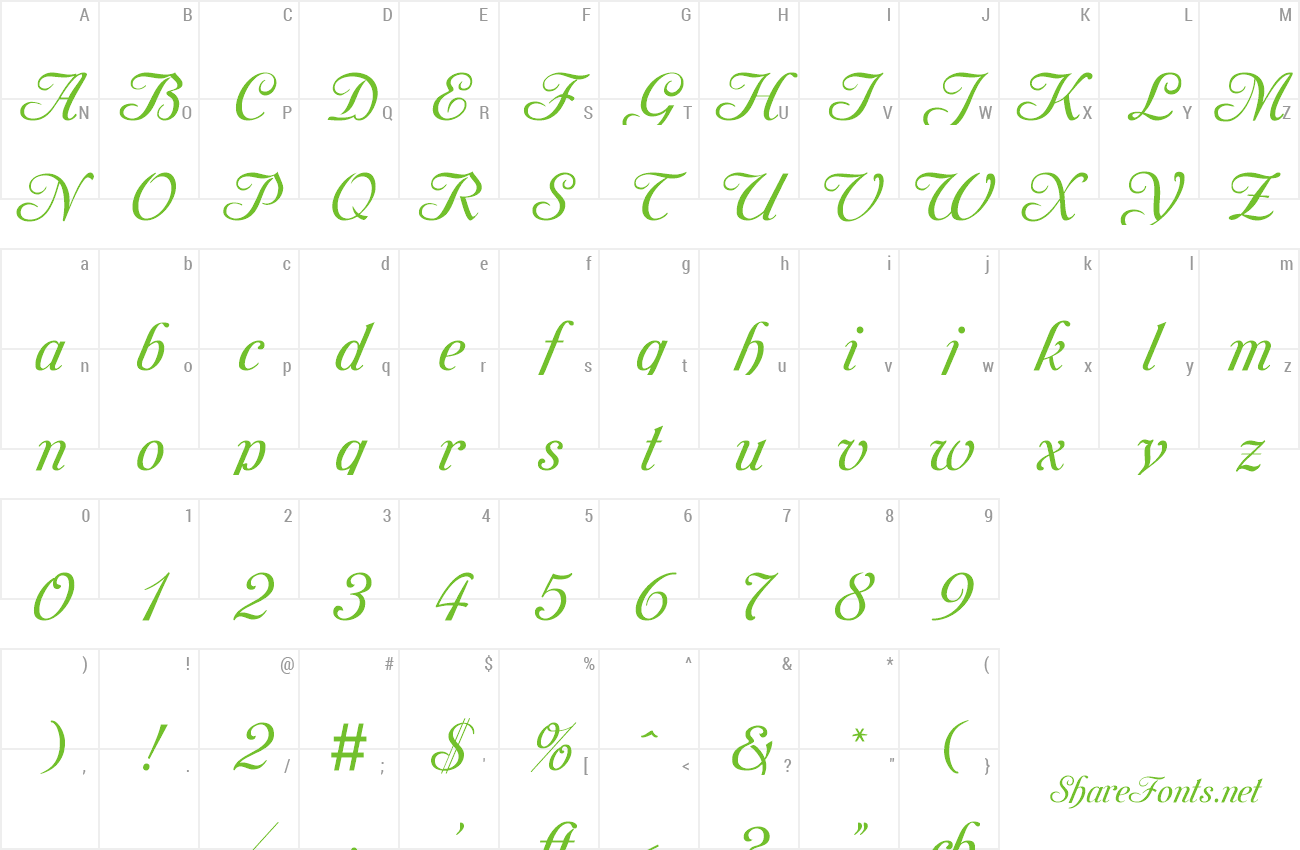 Font Mon Amour One preview