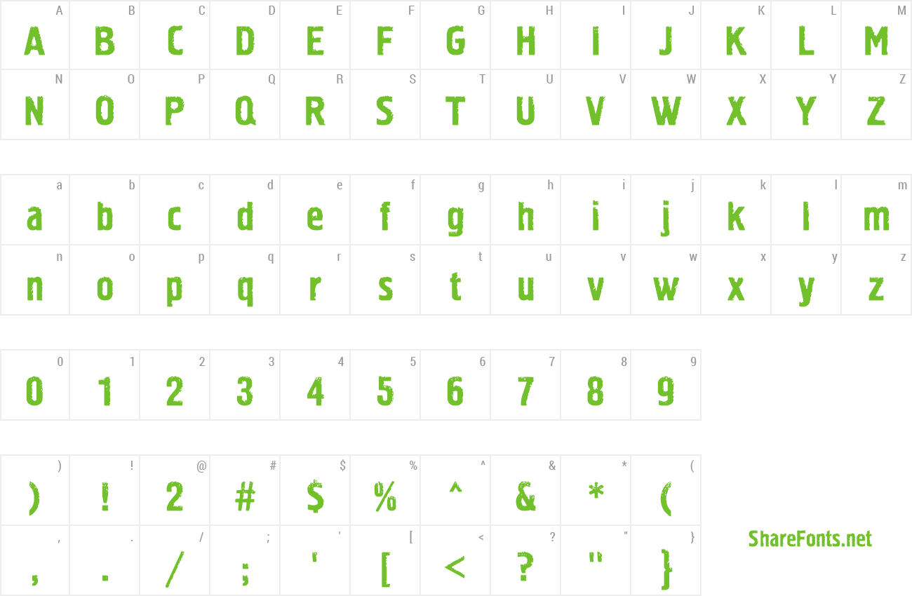 Font Pollock2C preview