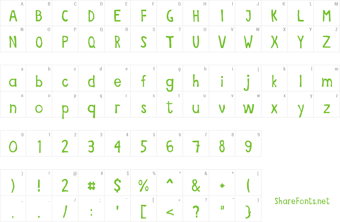 Font Ritaglio preview