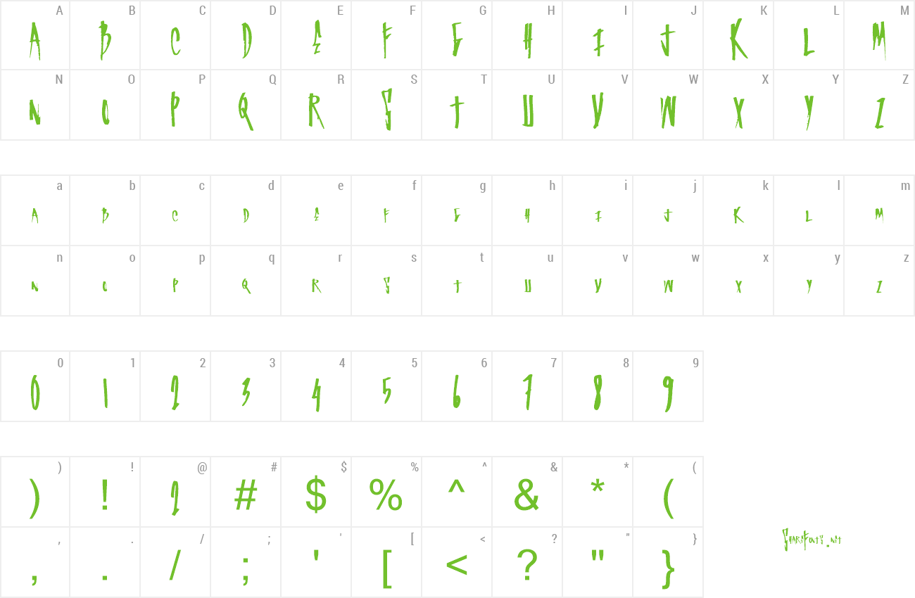 Font Supergraf preview