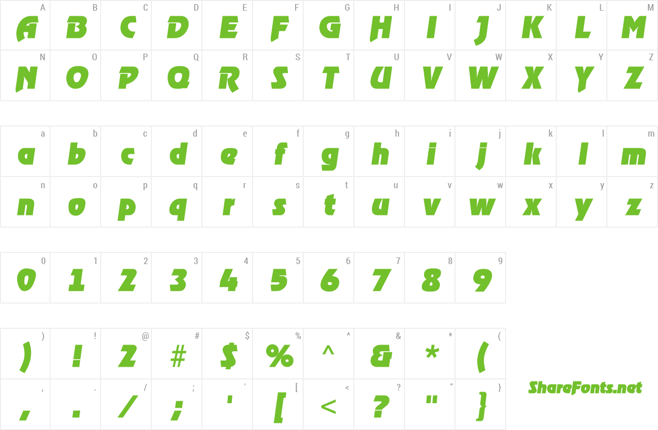 Font Thimba Display SSi preview