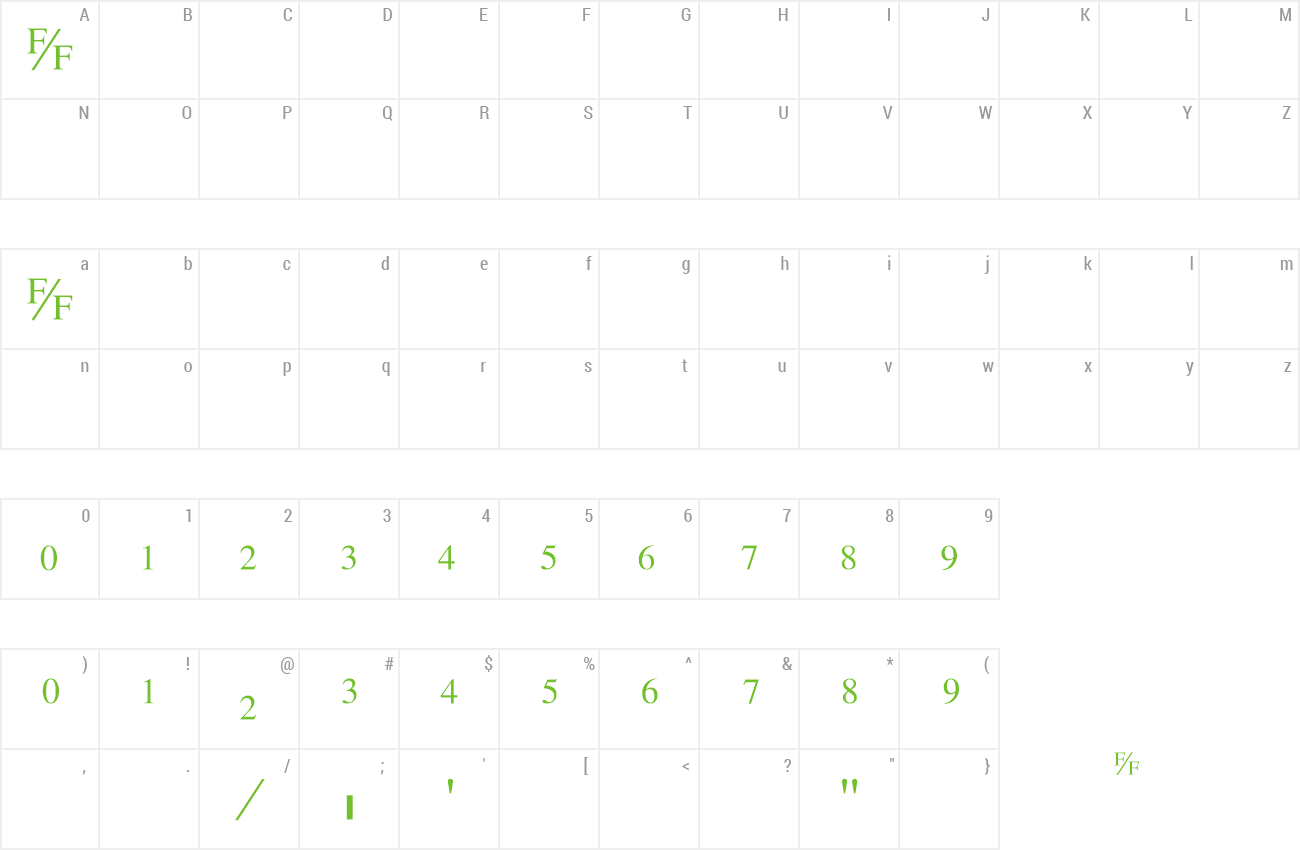 Font TimeFraction-B preview